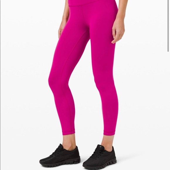 Lululemon Wunder Train HR Tight 25” , size 4, Ripened Raspberry - Picture 2 of 8